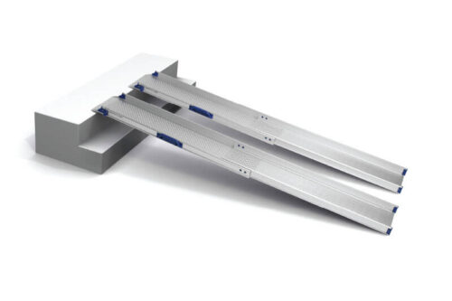 Pair of Enable Access RampCentre Ultralight-Telescopic channel ramps