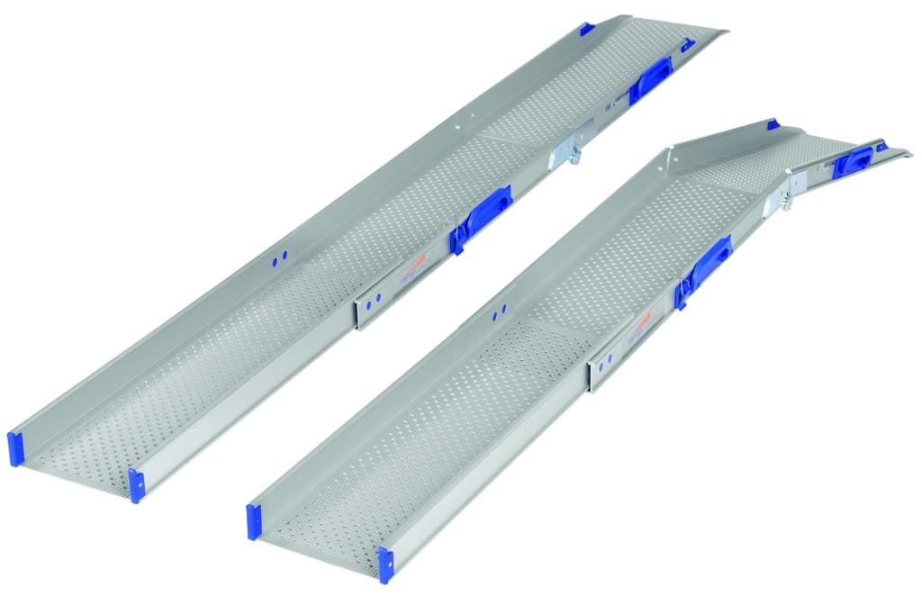 Pair of Ultralight-Combi lightweight channel ramps