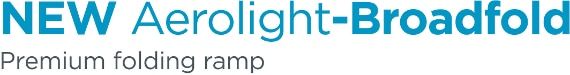 NEW Aerolight-Broadfold premium folding ramp brand logo