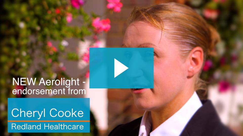 NEW Aerolight endorsement from Cheryl Cooke of Redland Healthcare video