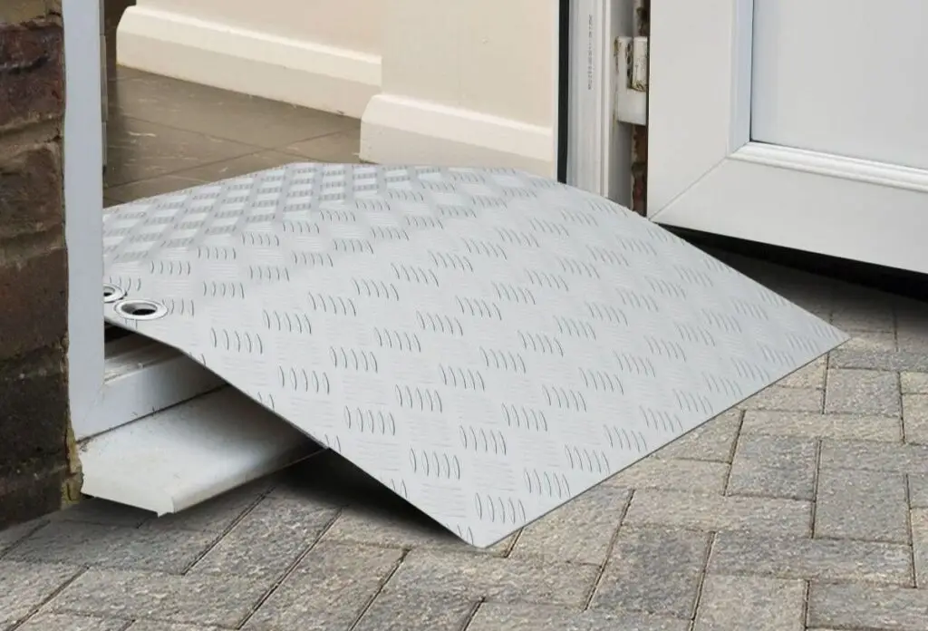 Wheelchair Ramp Assessing – How to easily overcome the dreaded uPVC threshold! 1 uPVC threshold wheelchair ramp