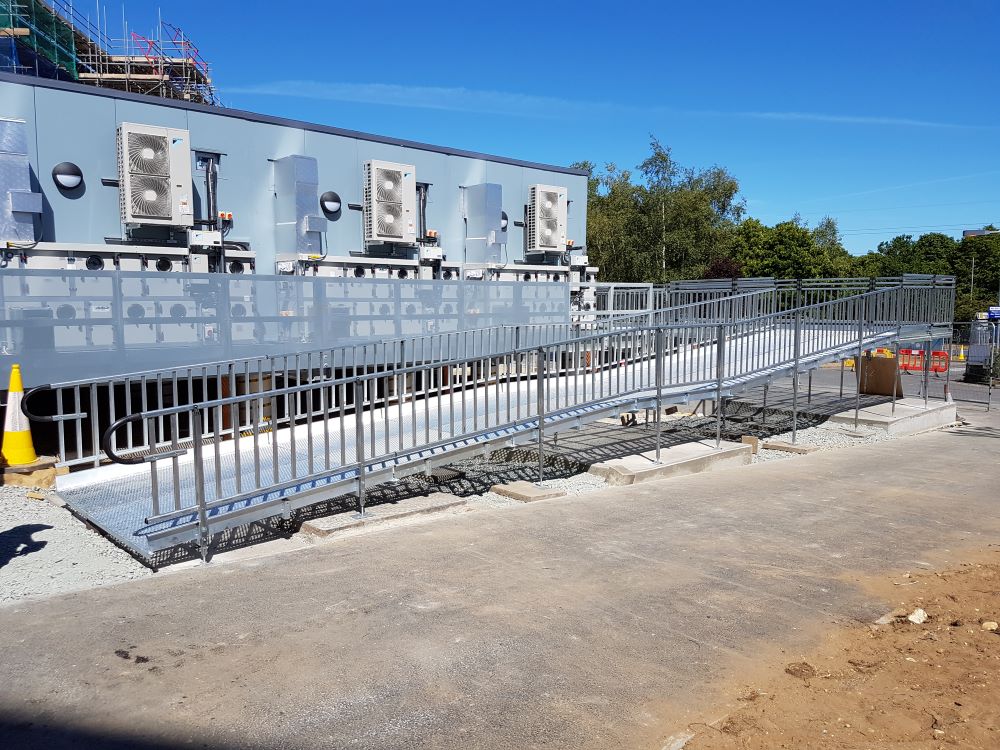 Commercial ramps application Modular Buildings