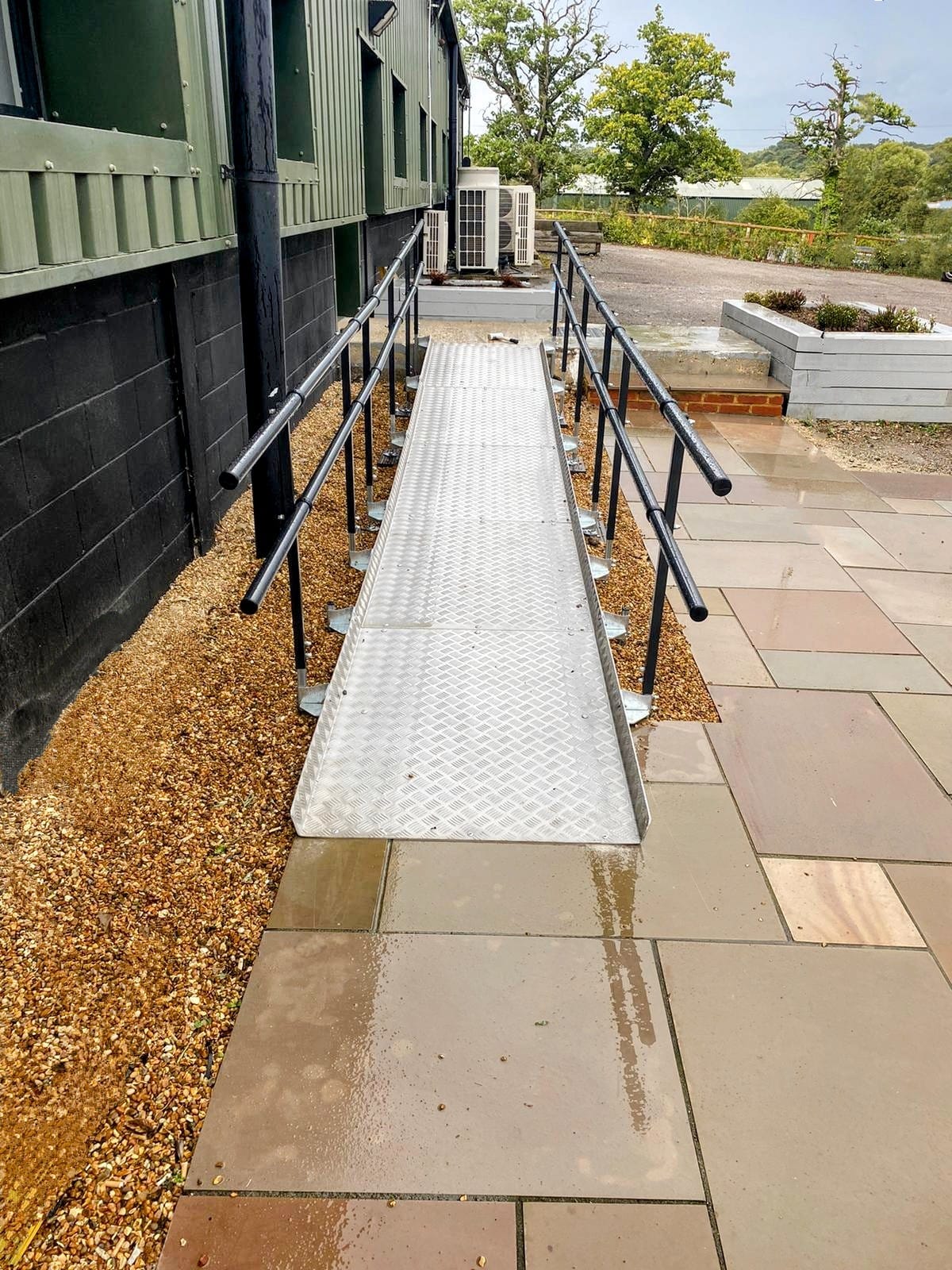 AFTER Case study Replacing a failing concrete ramp for employee and visitor safety