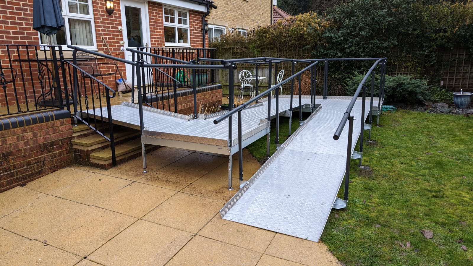 Enable Access modular ramp installation
