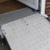 Enable Access RampCentre permaramp entry flap. semi permanent PVC threshold ramp