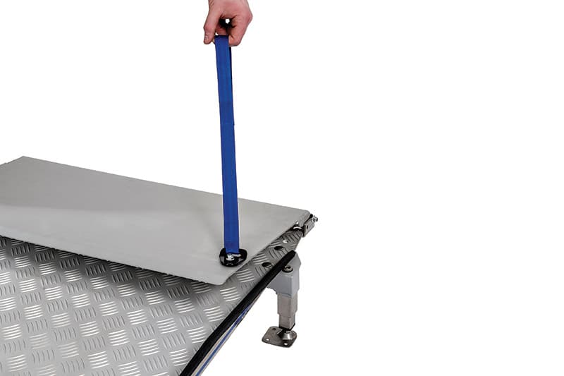 Enable Access RampCentre permaramp entry flap. semi permanent PVC threshold ramp1
