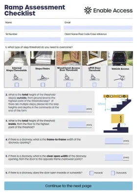 Ramp Assessment Checklist 2025